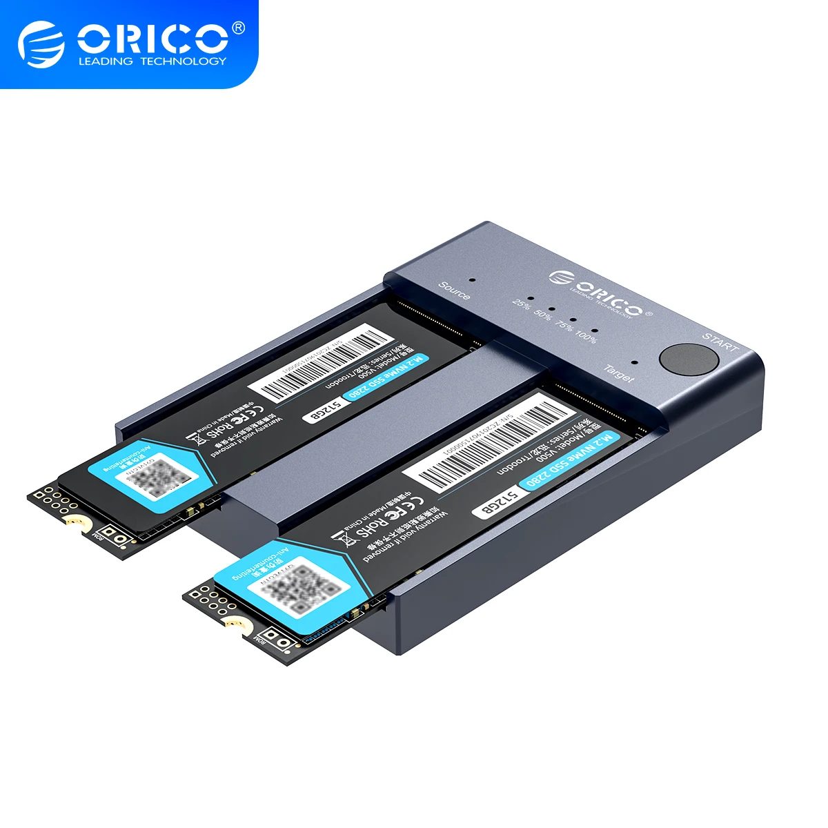 Корпус для SSD накопителя ORICO M.2 NVME 10 Гбит/с USB C 3 1|Корпус жесткого диска| |
