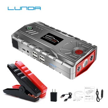 

12000mWh Car Jump Starter 600A 12V External Car Battery Multi-function Vehicle Emergency Battery Booster Car Starter Power Bank