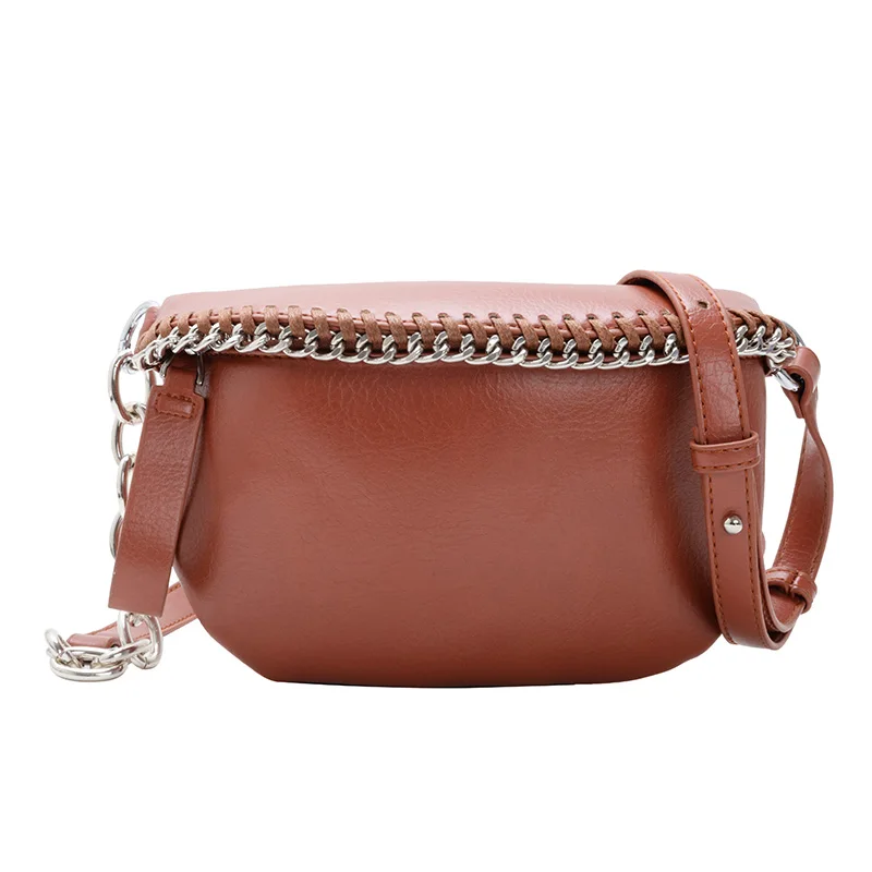 MENGXILU Leather Chain Women Shoulder Bag Solid PU Female Messenger Bags Cell Phone Pocket Zipper Purse Lady Girls Crossbody Bag