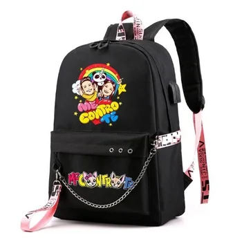 

Anime Me contro Te Usb School Bags for Girls&Boys Teenagers Backpack Bookbags Black Large Capacity Middle High College Mochila
