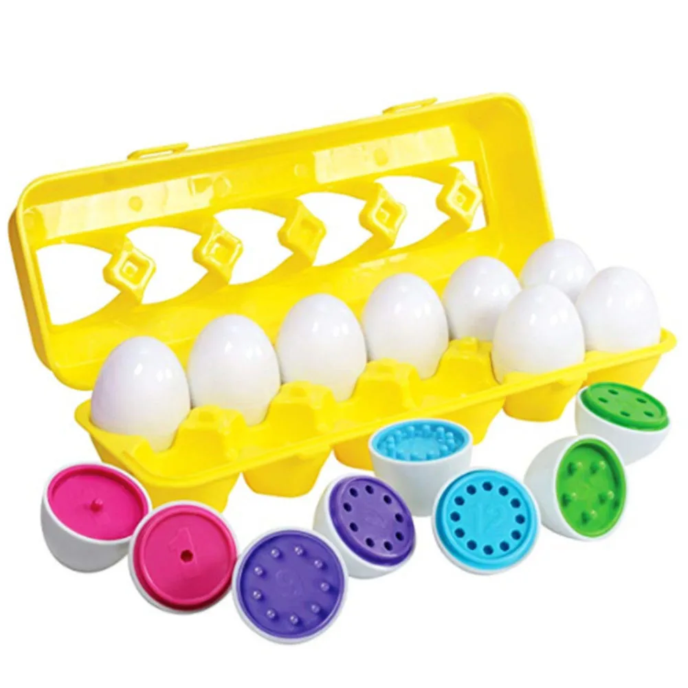 Toddler Toys Educational Interactive Toys Color & Shape Sorter Matching Egg Set Educational Learning Toy For Children Gift #40
