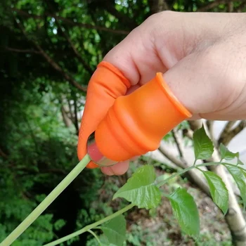 

New Fast Processing Thumb Cutter Separator Finger Tools Picking Device for Garden Harvesting Plant Gardening D6
