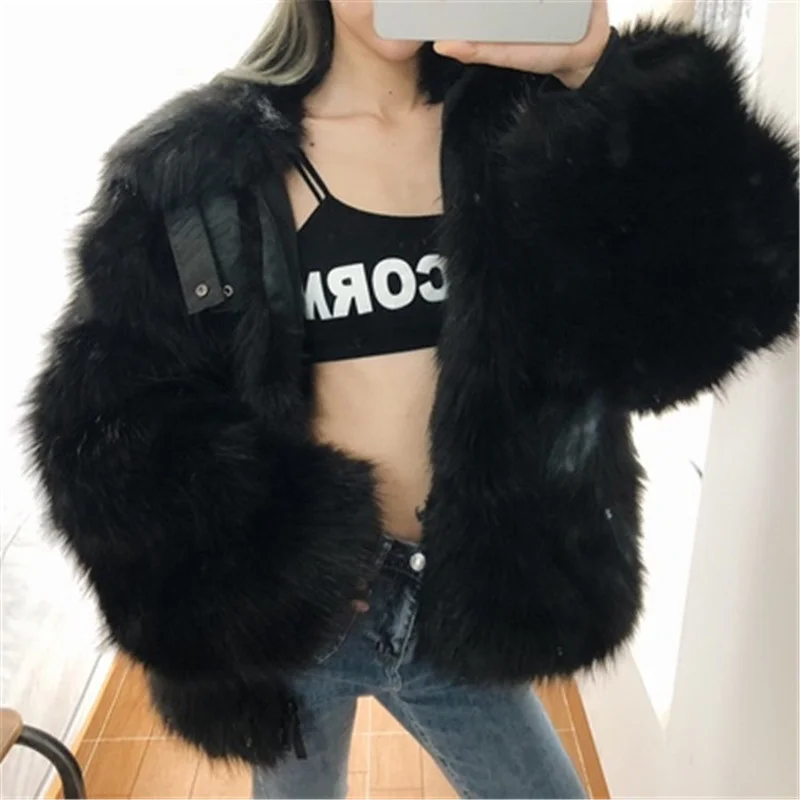 

Шуба из искусственного меха норки, шуба из меха кролика, новая зимняя шуба из меха норки и бархата, шуба из меха норки, Женское пальто средней длины, элегантное модное Стильное