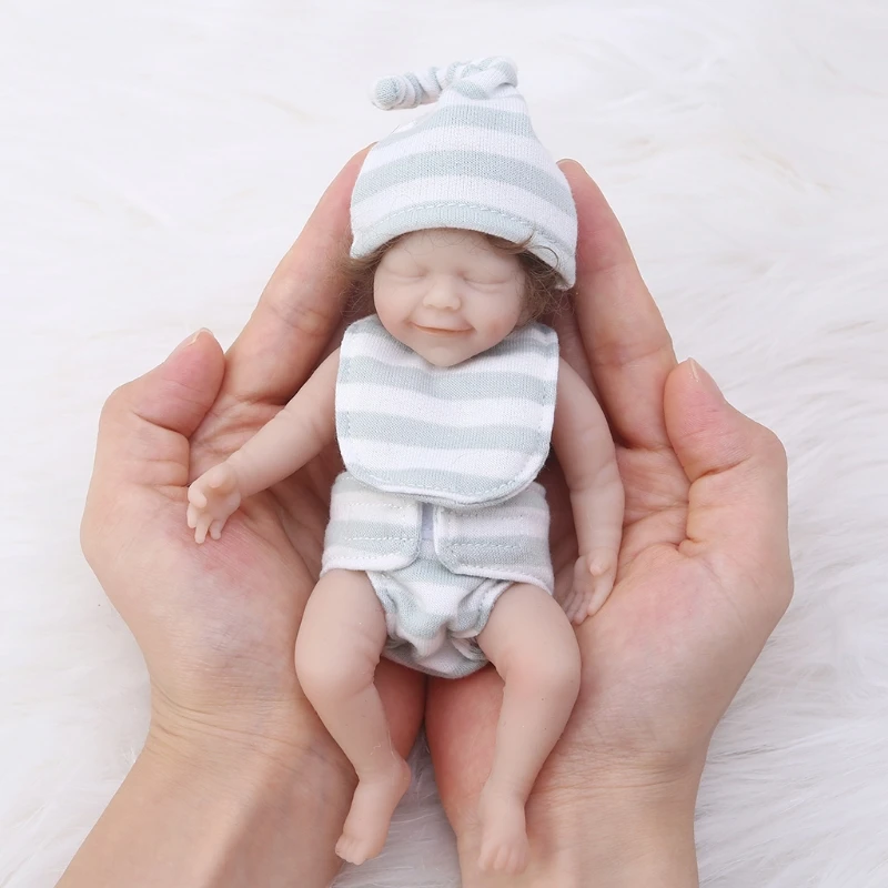 6inch Mini Bebes Reborn Realistas Reborn Baby Dolls Full Body Silicone  Fresh Color Doll Toy Birthday Christmas Gift - Reborn Dolls - AliExpress