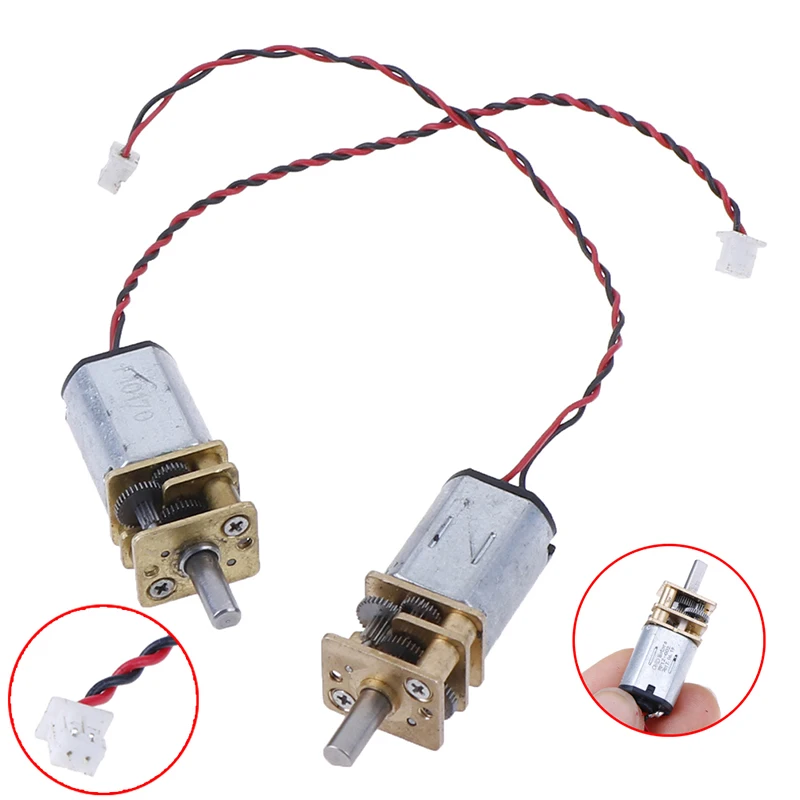 Новый горячий DC 3V 6V 5V 55rpm редукция коробки передач медленная скорость микро N20