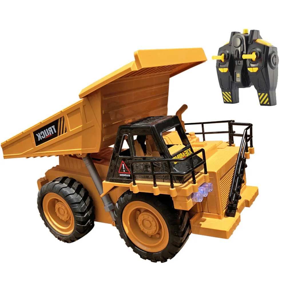 

6CH 1:16 RC Truck Alloy Dumper Tilting Cart 2.4G 4WD Remote Control Mine Machine Truck Electronic Vehicle Model Hobby Toys