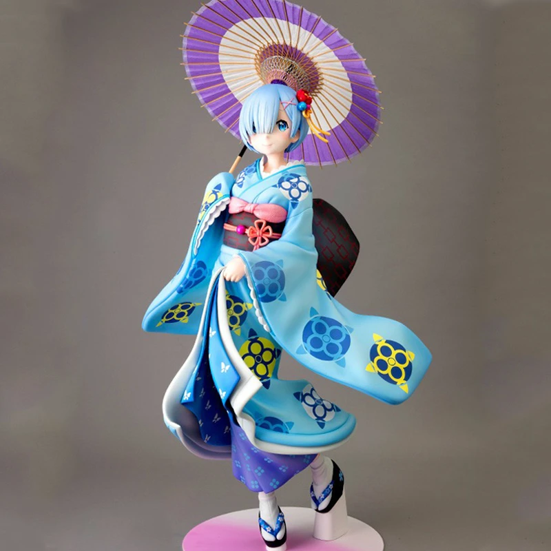 Rem Kimono Re Zero Re Life In A Different World From Zero Action Figure Toys Re Zero Rem Christmas Gifts For Children Kids Action Figures Aliexpress