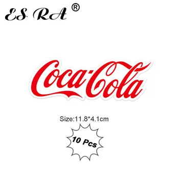 

Wholesales 10 Pcs/Set 11.8cm Coca Waterproof PVC Stickers Cola Logo Funny Sticker laptop Pitcher Bottle Luggage Joural Sticke