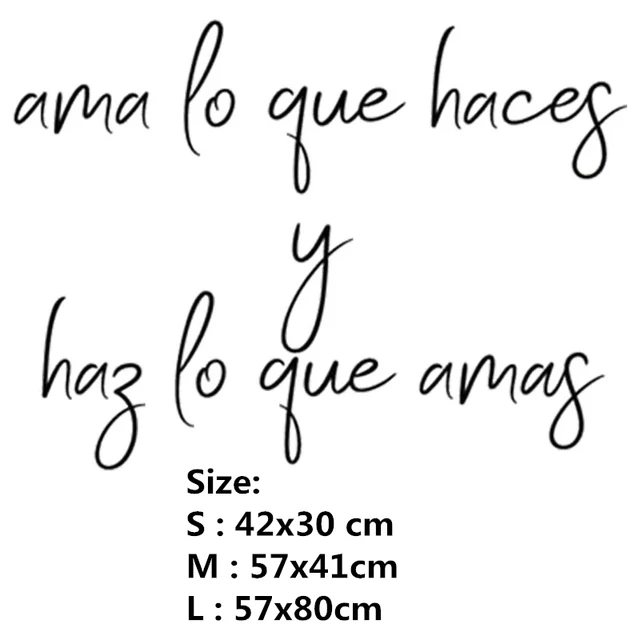 Removable Spanish Quote Recipe Wall Stickers Decor Biblical Character Vinyl Art Kitchen Decor Restaurant Window Decals HY9996 RU499