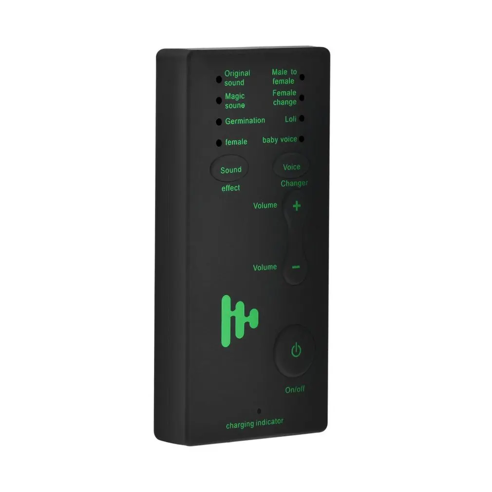  Voice Changer Adapter Portable Microphone Game Disguiser for PUBG 8 Modes for kids/XBOX/PS4/Phone/i