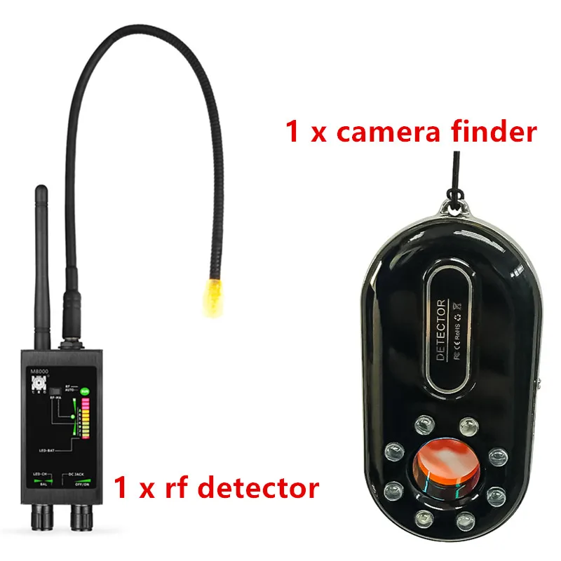 1-12GHz Профессиональный gps/Анти-шпион ошибка скрытая камера RF детектор и шпионская камера finder(золото - Цвет: Black