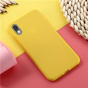 c Чехол TRISEOLY Y5(), простой однотонный чехол для huawei Y5, мягкий силиконовый чехол для huawei Y5 Y 5, чехол для телефона - Цвет: c