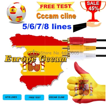 

OSCAM cline Germany Cccam cline for 1 year Europe CCCAM Spain Portugal Poland Stable for DVB-S2 Satellite Receiver Receptor