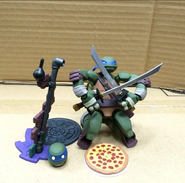 Сделано в Китае Kaiyodo shan kou shi Черепашки-ниндзя Leonardo Michelangelo Raphael Donatello