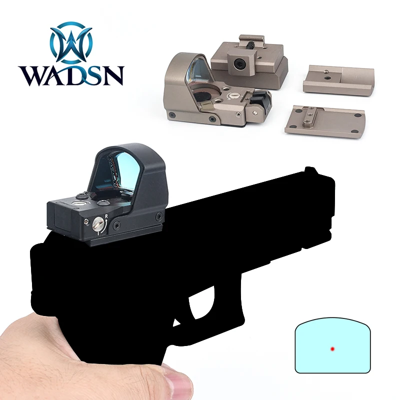 WADSN Tacital прицел DP Pro Красный точка зрения Glock 1911 крепление охотничьи ружья