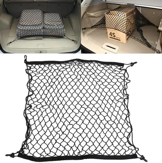 

Car Trunk Cargo Mesh Net Luggage For Peugeot 3008 2 SUV 2017 2018 2019 2020 2021 Storage 4 Hooks Organizer Styling Accessories