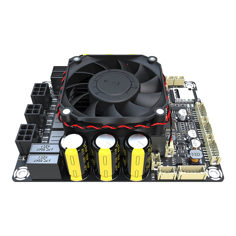 WONDOM 4x100W / 2x100W+1x 200W / 2x200W Class D Audio Amplifier Board w ADAU1701 DSP Bluetooth 5.0 4.0/2.1/2.0 System - JAB5 6