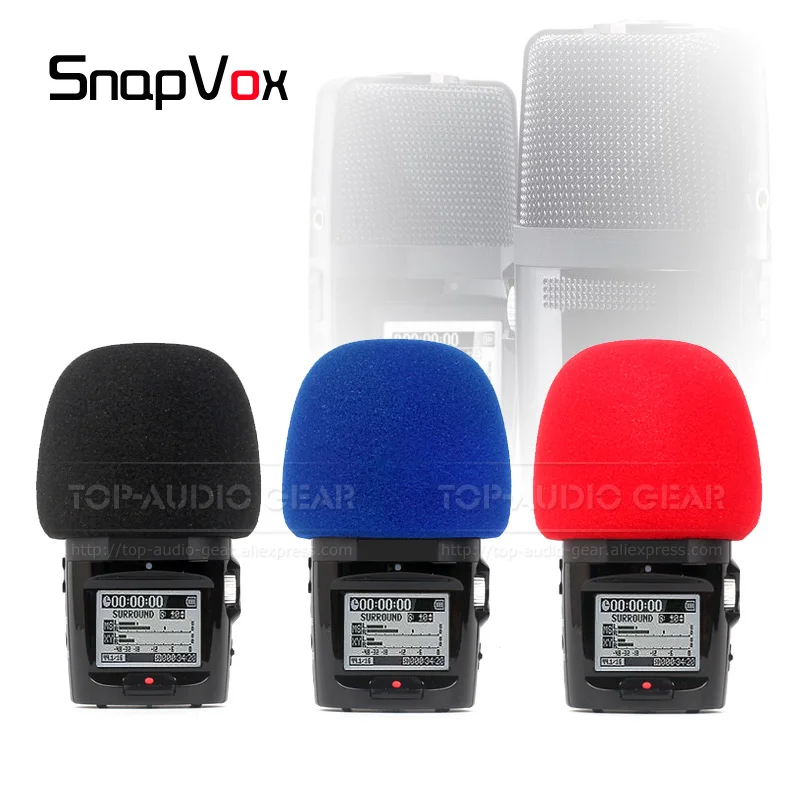 

Pop Filter Windscreen Microphone Sponge Foam For ZOOM H2N H 2 2N H2 N Recorder Mic Cover Windproof Windshield Microfono Screen
