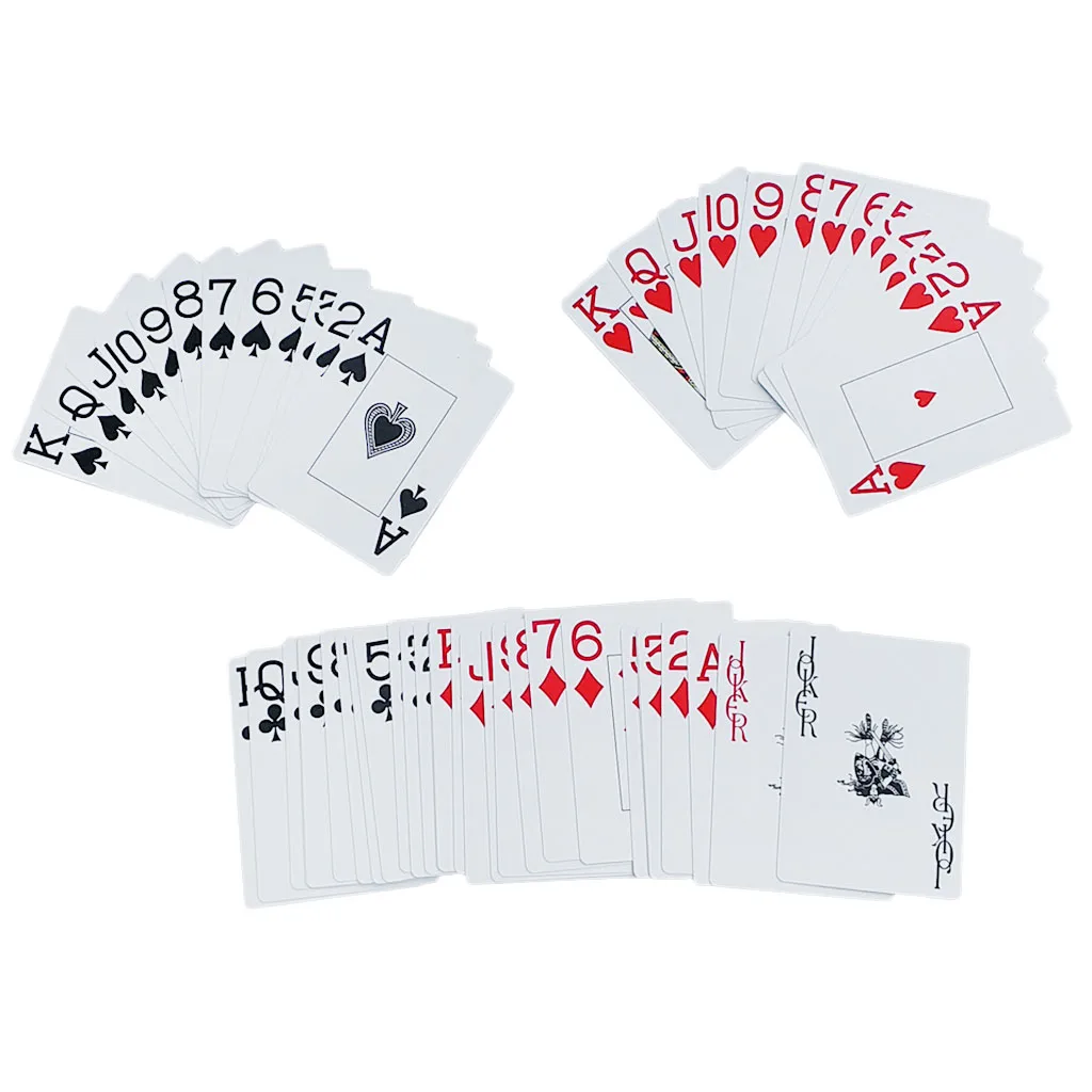 Professional Poker Playing Cards, Waterproof Deck Poker Card with Plastic Box, Perfect for Party and Game