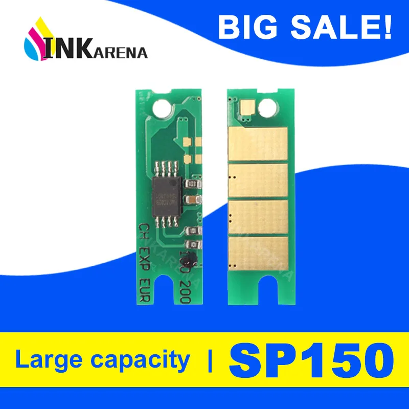 

Чип INKARENA SP150 SP150he для Ricoh SP150su SP150w SP150suw SP 150 150SU 150w 150SUw 150he, картридж для принтера, чип пополнения