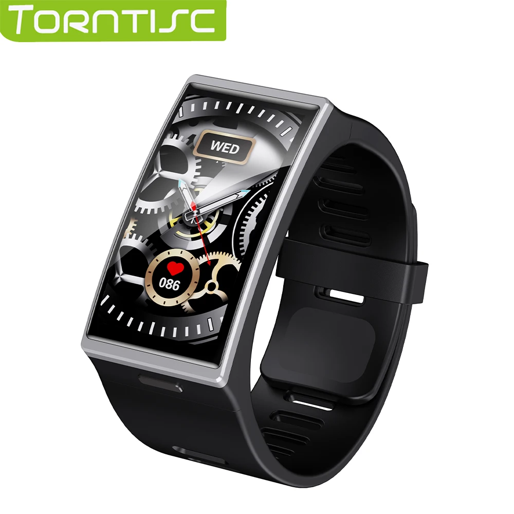 Смарт-часы Torntisc DM12 с пульсометром IP68 1 9 дюйма 170*320 смарт часы мужские | Электроника