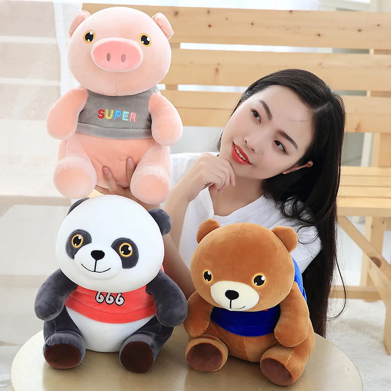 

Dorset Sway Pigskin Super Soft And Short Plush Girl'S Animal Throw Pillow Cute Pajama Panda Toy Doll Doll Gift