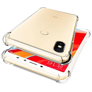 

100pcs Shockproof Air Cushion Corner Clear Soft TPU Rubber Cover Transparent Case For Xiaomi Redmi Note 8 Pro 8A 8T 7 7A K30 S2