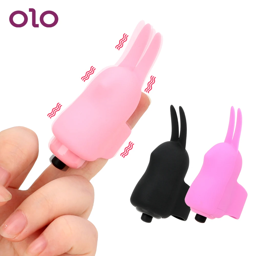 OLO Finger Vibrator Rabbit Ear Tentacitation G-Spot Massage Clitoris Stimulation Female Masturbator Sex Toys For Woman | Красота и