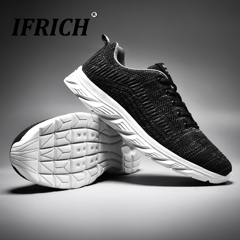 

Special Offer Casual Sports Shoes Comfortable Warm Men's Shoes Fly Woven 4 Color Optional Sports Shoes Non-slip Running Shoes