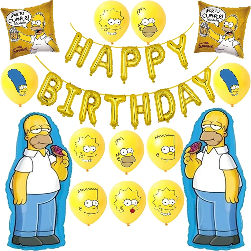 Симпатичные воздушные шары забавные желтые знаменитые домашние латексные