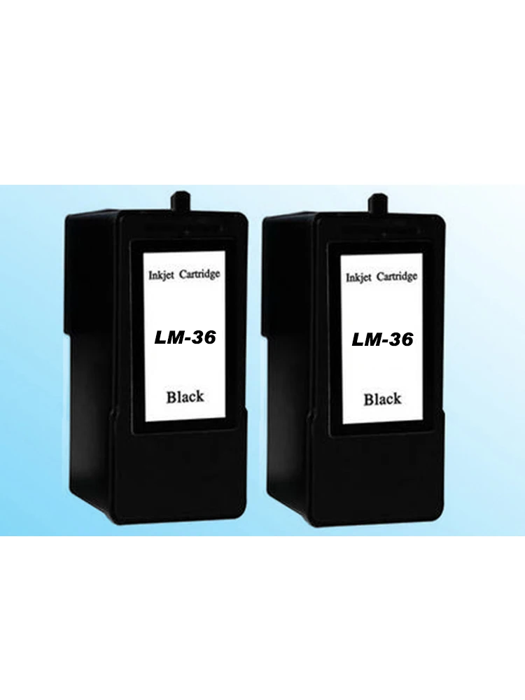 Картридж с черными чернилами 2x LM36 совместимый lexmark36 36xl X3650 X4650 X5650|Чернильные