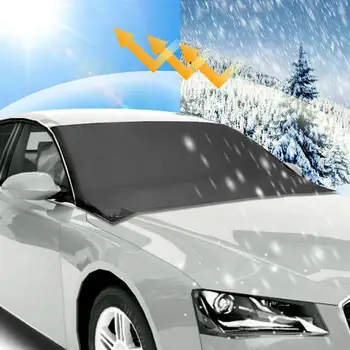 

210x120cm Car Windshield Cover Sun-Proof Frost-Proof Snow-Proof Cover Car Window Dust Shield Protector Car Front Window Cover
