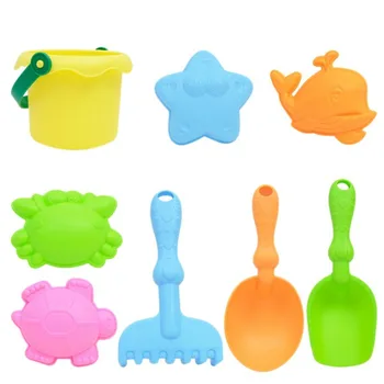 

8 Sets Of Children Playing Sand Dredging Tools Playing Water Beach Toys