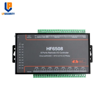

HF6508 Industrial 8 DI 8 DO 8 Way IO Controller WIFI Ethernet RS485 8CH Remote Relay support modbus