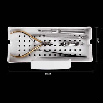 

New Sterilizing Clean Sterilizer Tray Box Nail Art Salon Tool Manicure Box Nails Art Boxes SCI88