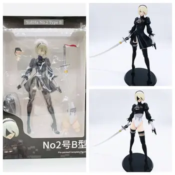 

NieR Automata YoRHa No.2 Type B 2B & Small Sword PVC Figure Doll Sexy Girl Model Toy