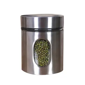 

Grain Jars Seasoning Cans Condiment Pot Spice Storage Container Stainless Steel Durable Food Storage Kitchen Tool