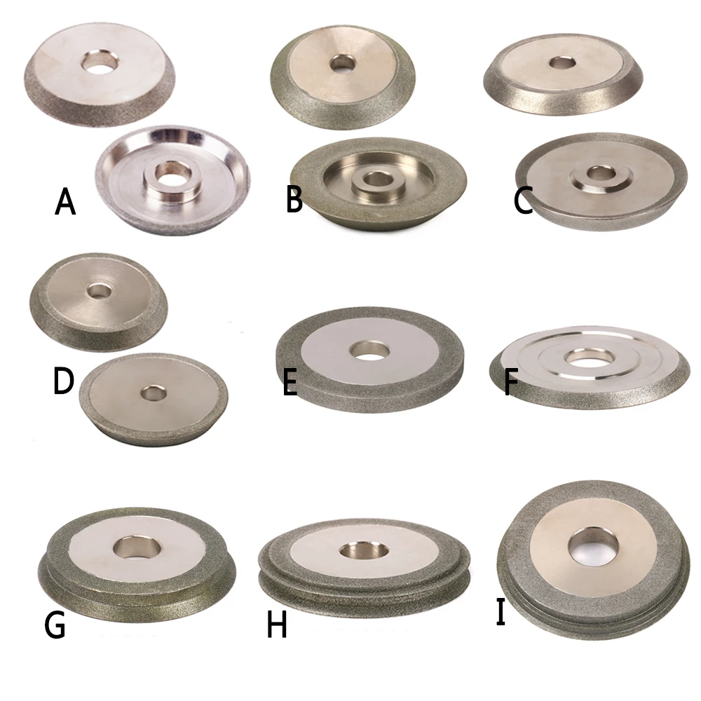 78-85mm Diamond Grinding Wheel Electroplate Grinding Circle 150Grit Grinder for Carbide Metal Tungsten Steel Milling Cutter
