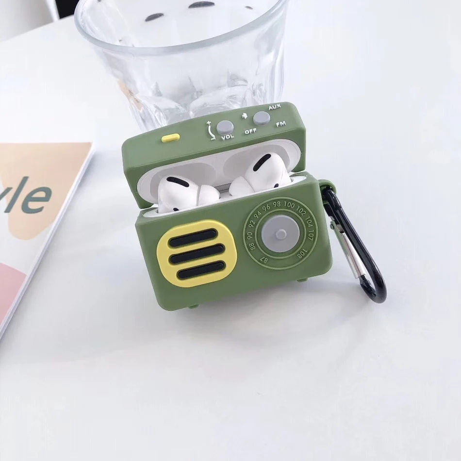 Чехол для наушников с цветами для Airpods Pro, силиконовый чехол, красивое с медведем и собакой Мультяшные наушники/Earpods, чехол для Apple Air pods Pro 3, чехол s