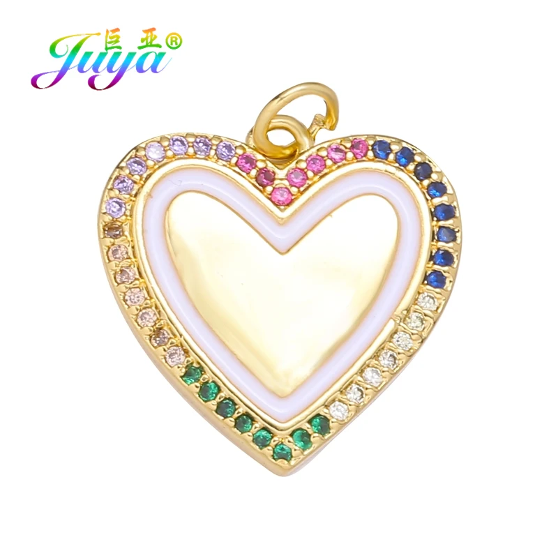 Радужные кристаллы Juya для творчества эмалевые греческие сглаза любовь сердце