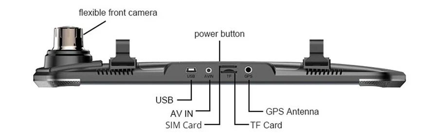 QUIDUX 1" зеркало заднего вида 4G Android 8,1 dash камера 2G ram 32G rom gps навигация автомобильный видеорегистратор ADAS WiFi Автомобильный видеорегистратор 1080P