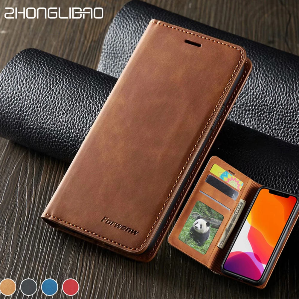 

Card Wallet Flip Phone Case for Iphone 11 Pro Xs Max X Xr 8 7 6 S 6s Plus 5 5s Se Coque Original Protection Luxury Leather Case