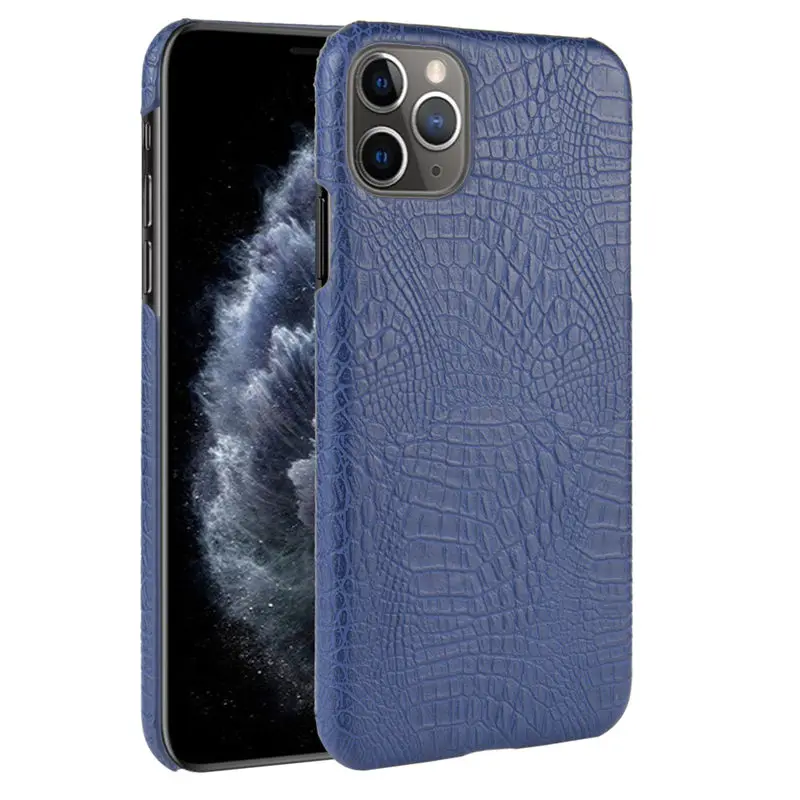 Тонкие чехлы из крокодиловой кожи для телефонов iPhone 11 Pro Max задняя крышка