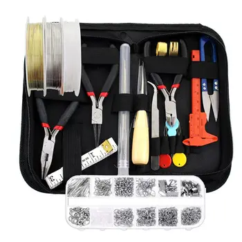 

Jewelry Making Supplies Kit with Jewelry Tools, Jewelry Wires and Jewelry Findings for Jewelry Repair and Beading