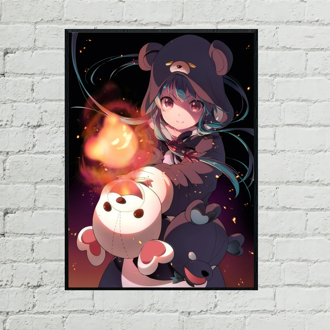 Welcome to the Kuma Bear Anime Poster Canvas Print Wall Painting Home Decoration | Дом и сад