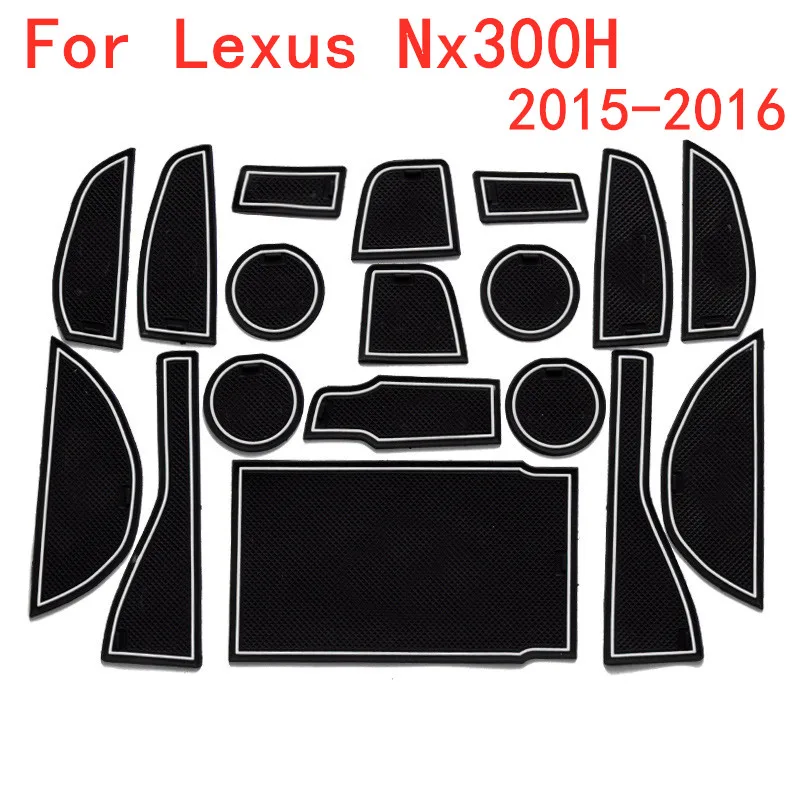 Резиновый 3D коврик для Lexus Nx300H 2015-2016 подушка чашки с желобом внутренний