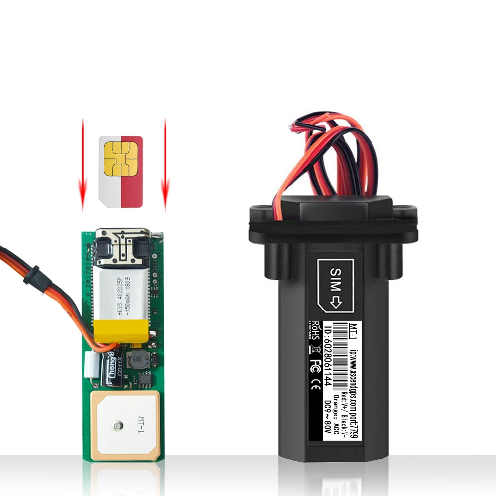 Мини-водонепроницаемый GSM GPRS GPS трекер для автомобиля Мотоцикл Скутер грузовой автомобиль в режиме реального времени на сайте отслеживания мониторинга без ежемесячно