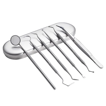 

1/3pcs/set Stainless Steel Dental Tools Kit Teeth Tartar Scraper Mouth Mirror Dentists Pick Tool Teeth Scaler for Teeth Kit New