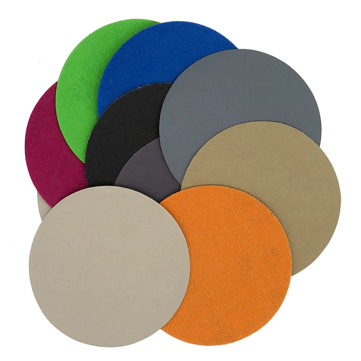 or Dry  Silicon Carbide 60-10000 Grit  Sanding Disc 5'' 125mm Sandpaper Pads 