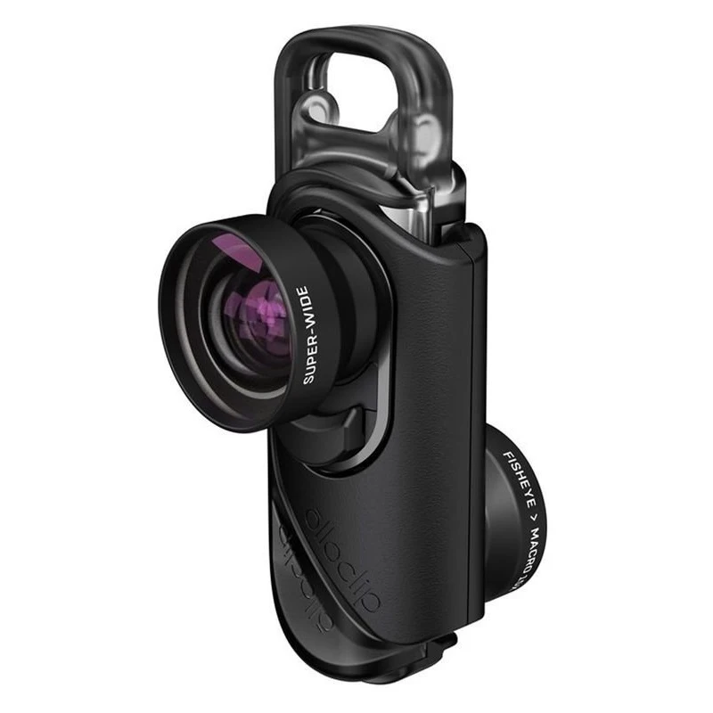 Объектив для iPhone 7/7 Plus, Olloclip Core Lens Set. Цвет: линза черный, крепление черный